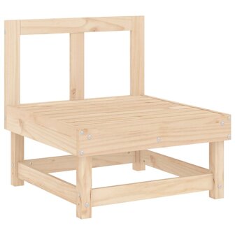 3-delige Loungeset massief grenenhout