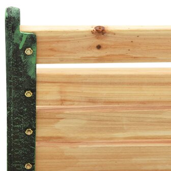 Tuinbank 116 cm gietijzer en massief vurenhout