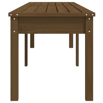 Tuinbank 2-zits 203,5x44x45 cm massief grenenhout honingbruin