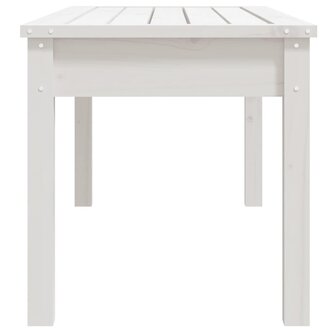 Tuinbank 109x44x45 cm massief grenenhout wit
