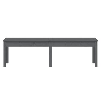 Tuinbank 2-zits 159,5x44x45 cm massief grenenhout grijs