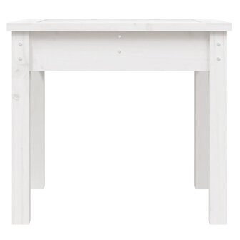 Tuinbank 50x44x45 cm massief grenenhout wit