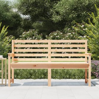Tuinbank 159,5x48x91,5 cm massief grenenhout