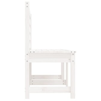 Tuinbank 157,5 cm massief grenenhout wit
