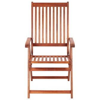 Tuinstoelen inklapbaar 2 st massief acaciahout bruin