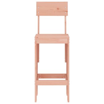 Barkrukken 2 st 40x48,5x115,5 cm massief douglashout