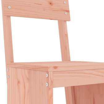 Barkrukken 2 st 40x48,5x115,5 cm massief douglashout