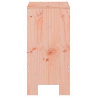 Barkrukken 2 st 40x36x75 cm massief douglashout