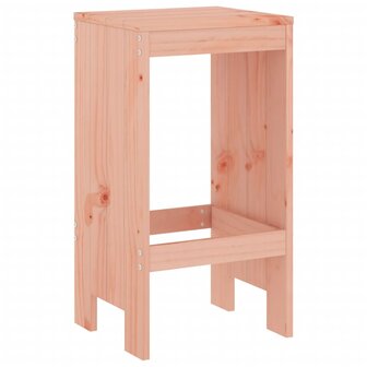 Barkrukken 2 st 40x36x75 cm massief douglashout