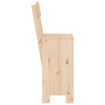 Barkrukken 2 st 40x48,5x115,5 cm massief grenenhout