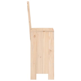 Barkrukken 2 st 40x42x120 cm massief grenenhout