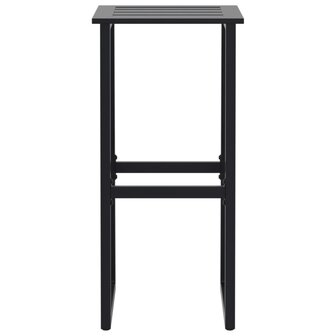 Barkrukken 4 st 38x38x80 cm gepoedercoat staal zwart