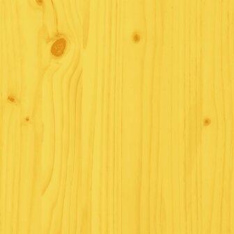 Stoel Adirondack met voetenbank massief vurenhout geel