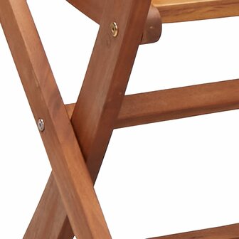 Tuinstoelen 4 st inklapbaar massief acaciahout