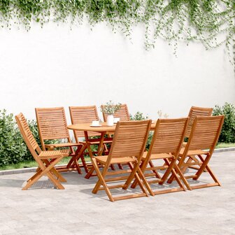 Tuinstoelen 8 st inklapbaar 51x66x95 cm massief acaciahout