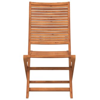 Tuinstoelen 8 st inklapbaar 51x66x95 cm massief acaciahout