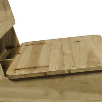 Tuinstoelen 2 st 60x64x70,5 cm ge&iuml;mpregneerd hout