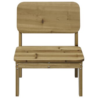 Tuinstoel 60x52,5x72 cm ge&iuml;mpregneerd grenenhout