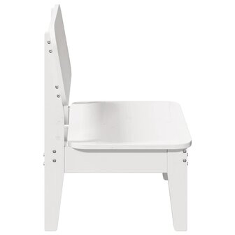 Tuinstoelen 2 st 60x52,5x72 cm massief grenenhout wit