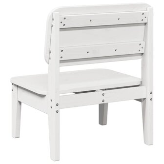 Tuinstoelen 2 st 60x52,5x72 cm massief grenenhout wit