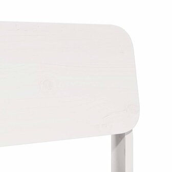 Tuinstoelen 2 st 60x52,5x72 cm massief grenenhout wit