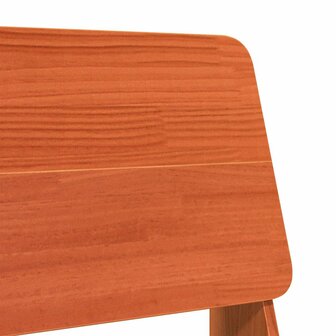 Tuinstoelen 2 st 60x64x70,5 cm massief grenenhout wasbruin