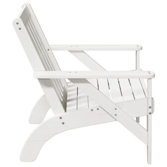 Tuinstoel Adirondack 75x77x77 cm massief grenenhout wit