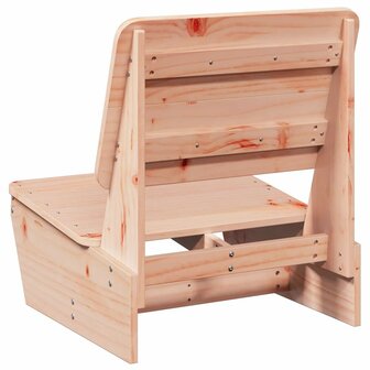 Tuinstoelen 2 st 60x64x70,5 cm massief douglashout