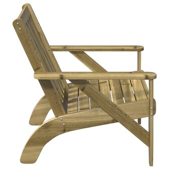 Tuinstoelen Adirondack 2 st 75x77x77 cm ge&iuml;mpregneerd hout