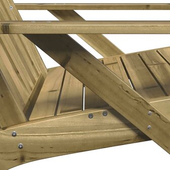 Tuinstoelen Adirondack 2 st 75x77x77 cm ge&iuml;mpregneerd hout