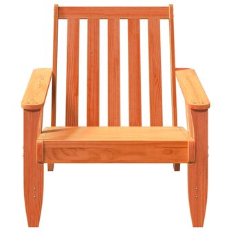 Tuinstoel Adirondack 75x77x77 cm massief grenenhout wasbruin