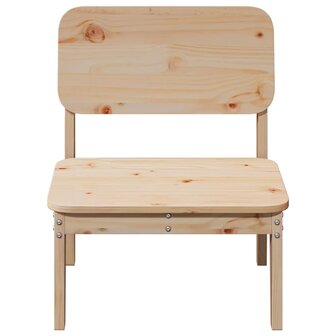 Tuinstoel 60x52,5x72 cm massief grenenhout