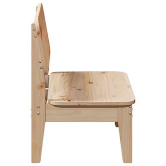 Tuinstoel 60x52,5x72 cm massief grenenhout