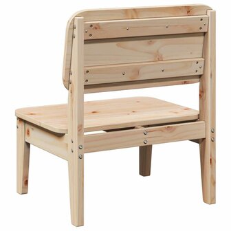 Tuinstoel 60x52,5x72 cm massief grenenhout