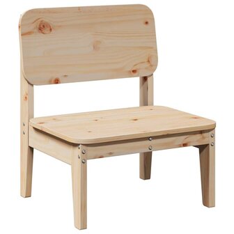 Tuinstoelen 2 st 60x52,5x72 cm massief grenenhout