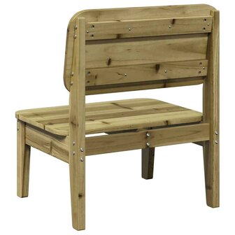 Tuinstoelen 2 st 60x52,5x72 cm ge&iuml;mpregneerd hout