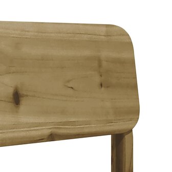 Tuinstoelen 2 st 60x52,5x72 cm ge&iuml;mpregneerd hout
