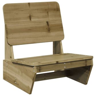 Tuinstoel 60x64x70,5 cm ge&iuml;mpregneerd grenenhout