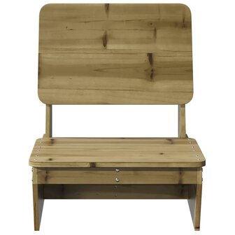 Tuinstoel 60x64x70,5 cm ge&iuml;mpregneerd grenenhout