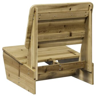 Tuinstoel 60x64x70,5 cm ge&iuml;mpregneerd grenenhout