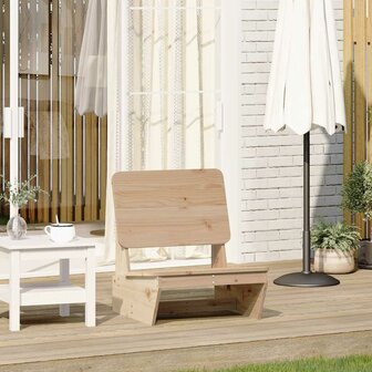 Tuinstoel 60x64x70,5 cm massief grenenhout