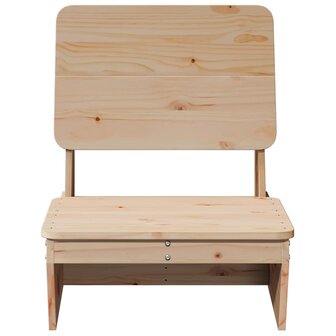 Tuinstoel 60x64x70,5 cm massief grenenhout