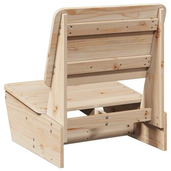 Tuinstoel 60x64x70,5 cm massief grenenhout