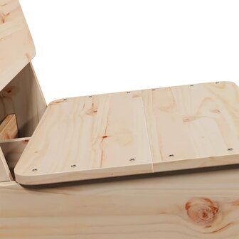 Tuinstoel 60x64x70,5 cm massief grenenhout