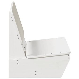 Tuinstoelen 2 st 60x64x70,5 cm massief grenenhout wit