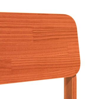 Tuinstoel 60x52,5x72 cm massief grenenhout wasbruin