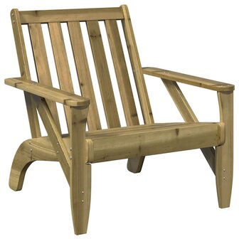 Tuinstoel Adirondack 75x77x77 cm ge&iuml;mpregneerd hout