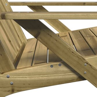 Tuinstoel Adirondack 75x77x77 cm ge&iuml;mpregneerd hout
