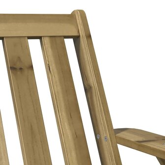 Tuinstoel Adirondack 75x77x77 cm ge&iuml;mpregneerd hout