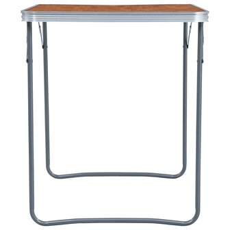 Campingtafel inklapbaar met metalen frame 80x60 cm